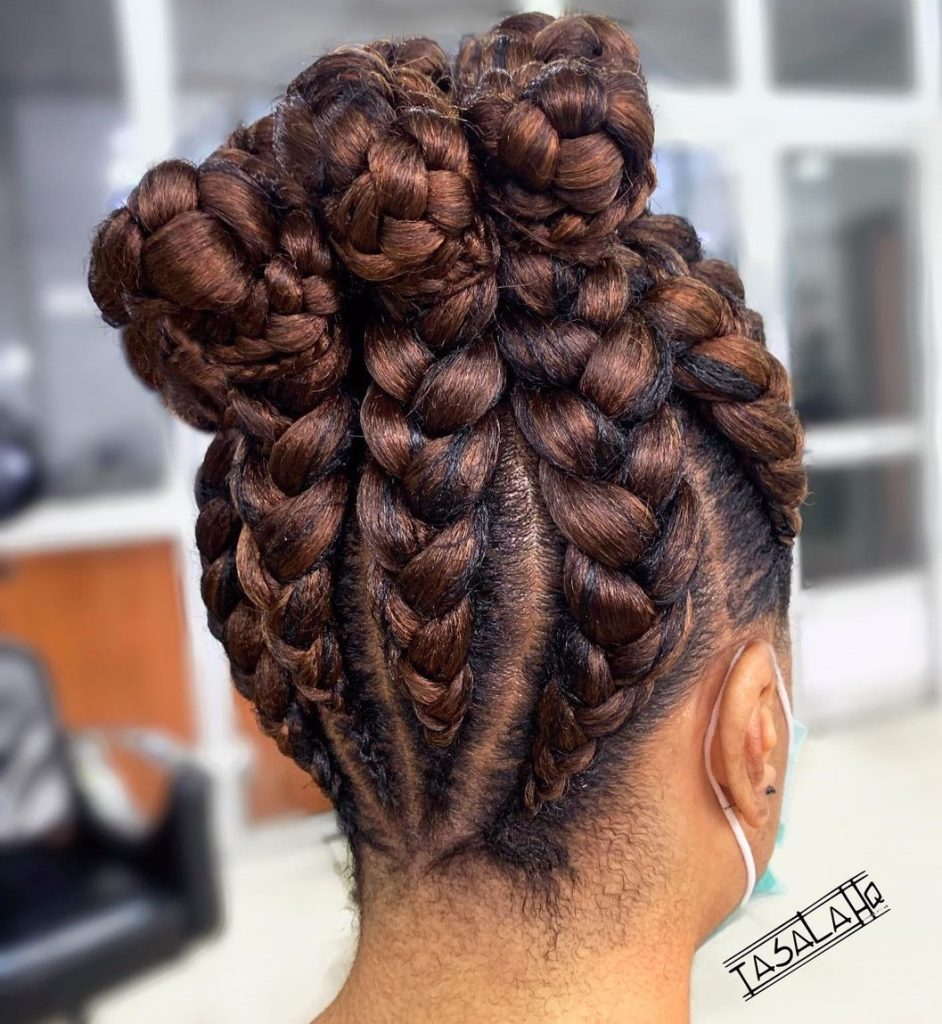 Playful hair styling ideas for braids hairstyles for thick hair