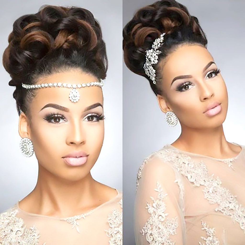 Sophisticated black hairstyles for wedding guest korean