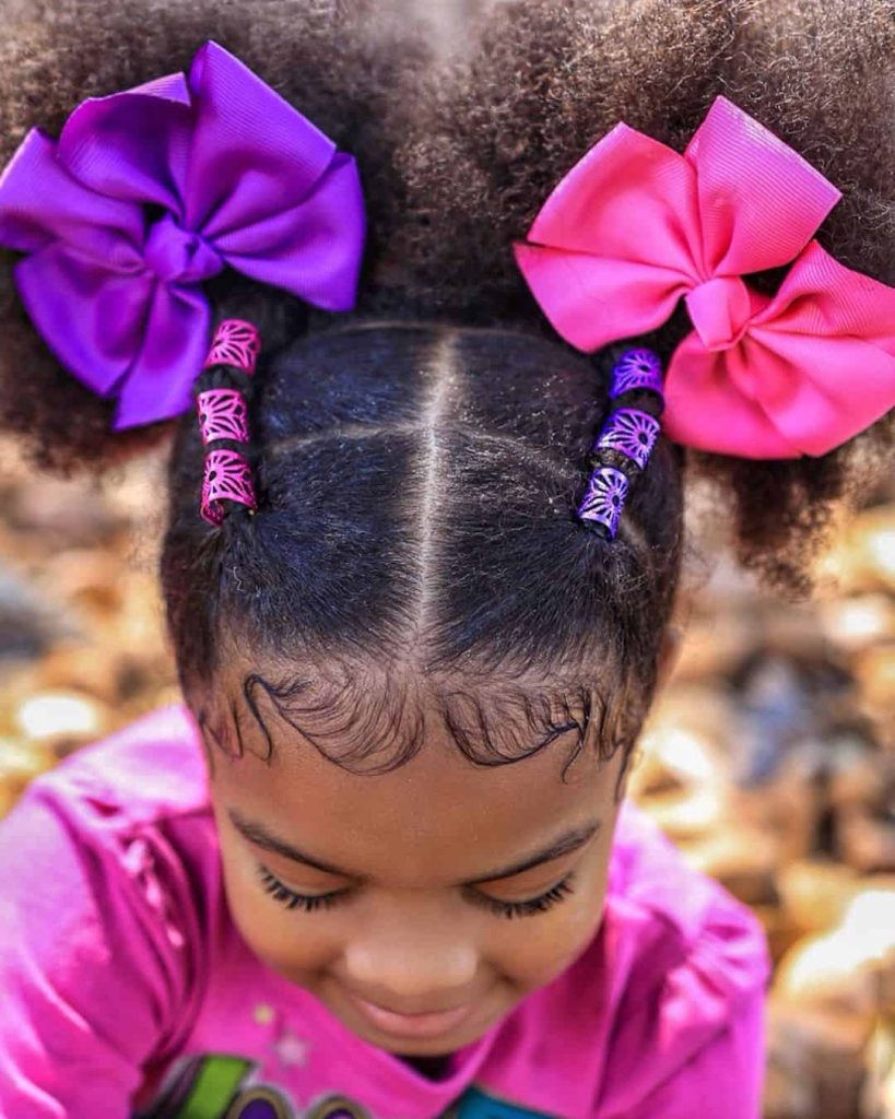 Favorite black hairstyles for kids girls for oval face