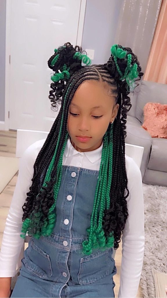 Dazzling box braids hairstyles for girls black