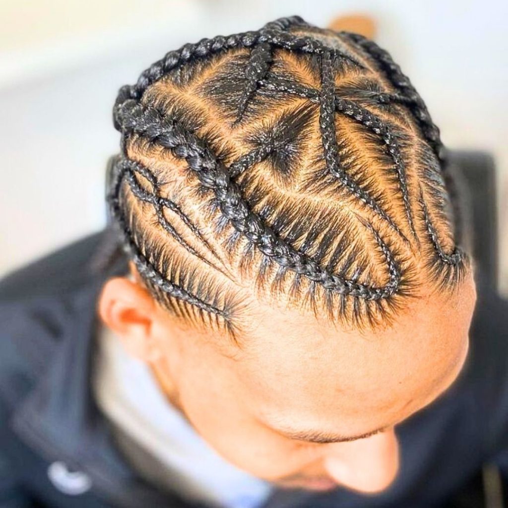 Beautiful easy hairstyles men with braids