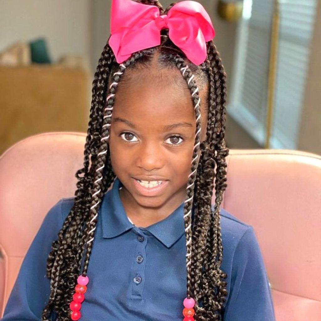 Trendsetting modern black hairstyles for kids girls