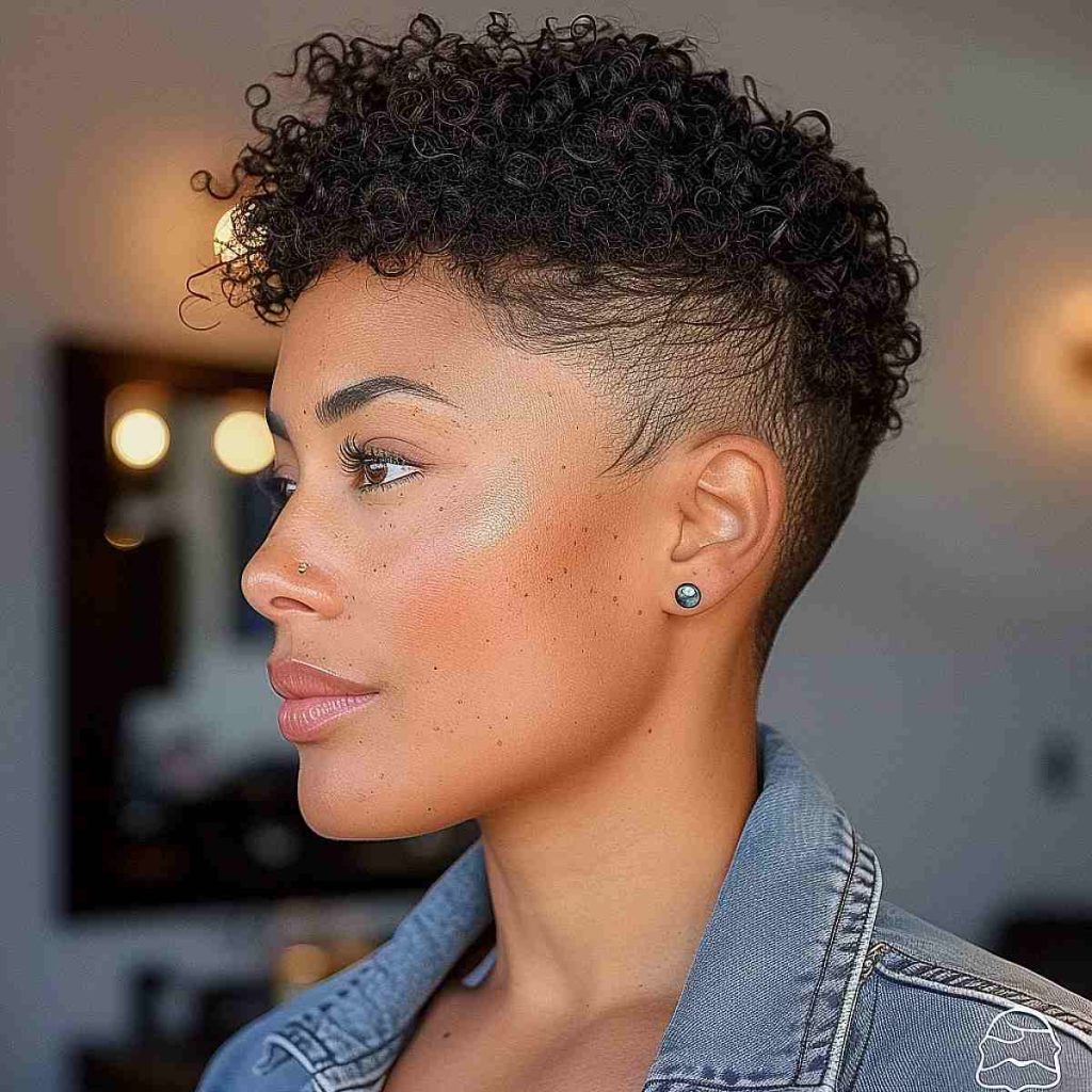 Wonderful short black hairstyles for oval faces female
