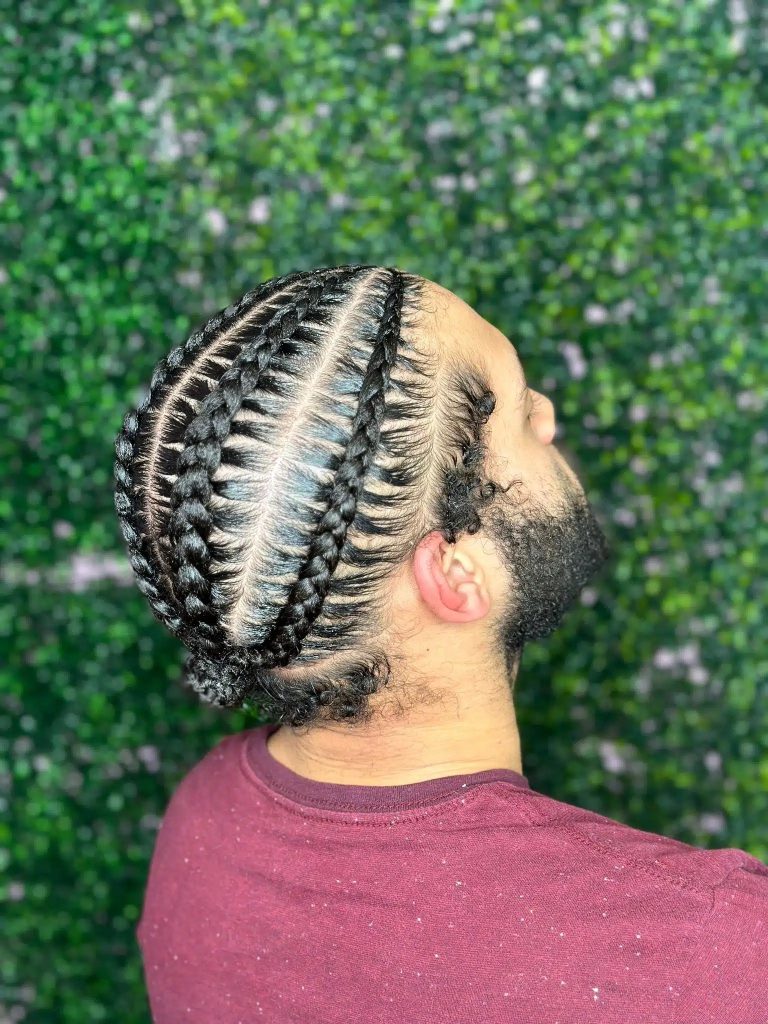 Expressive knotless braids tutorial