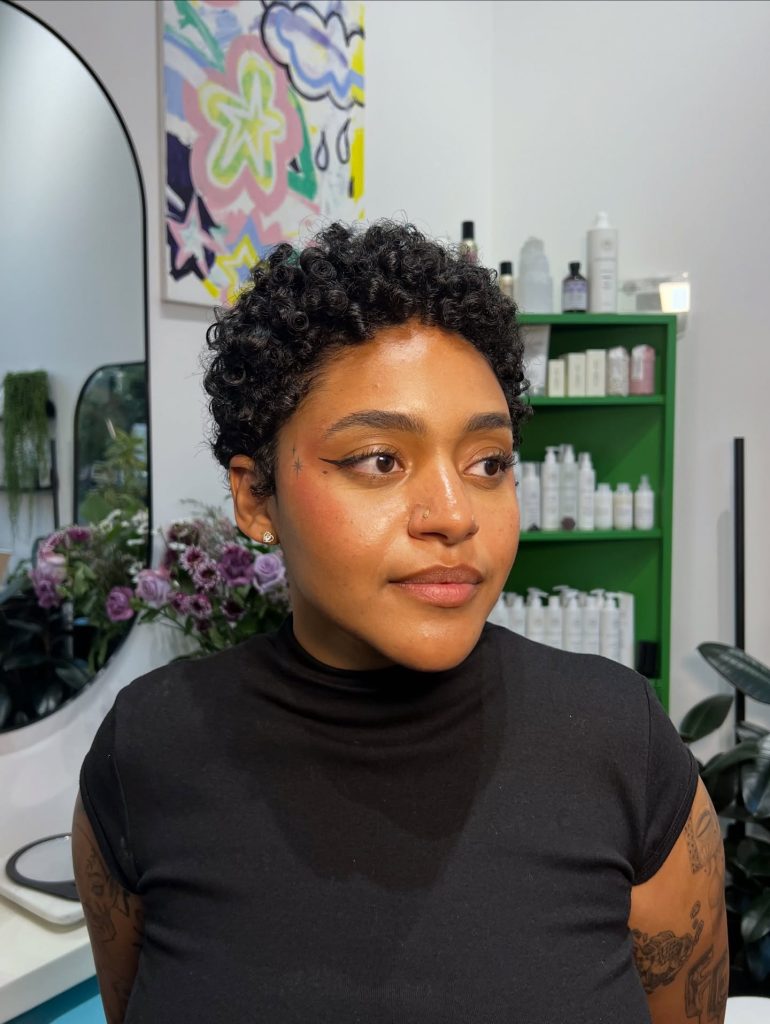 Budget-friendly short hairstyles for curly hair women with layers