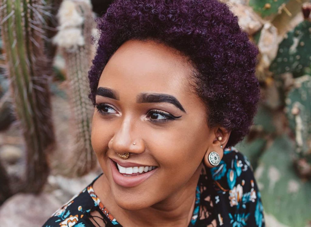 Clever short hairstyles for natural hair for black women