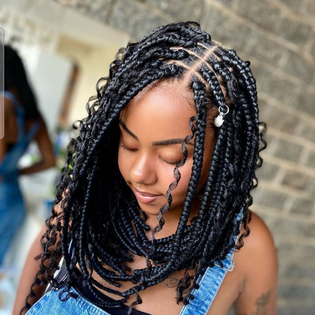 Polished trending braids for natural hair