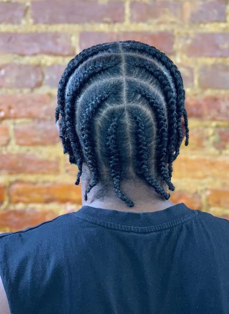 Compact cute box braids