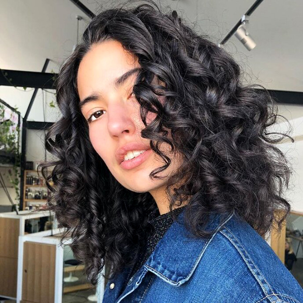 Relaxed short hairstyles for curly hair for kids
