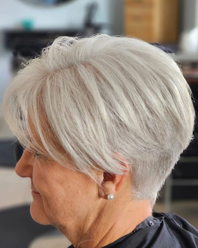 Stylish short hairstyles for thick coarse hair over 60
