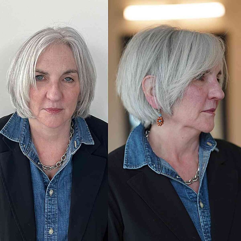 Smart short hairstyles over 60 women for school