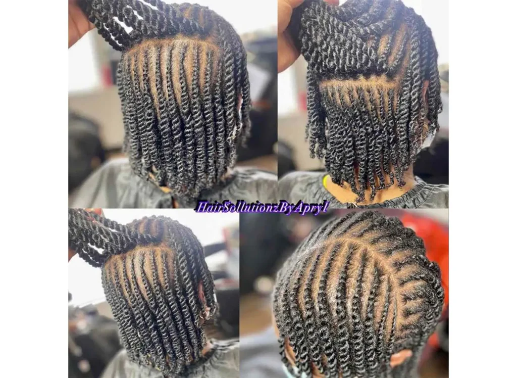 Balanced black hairstyles for men braids