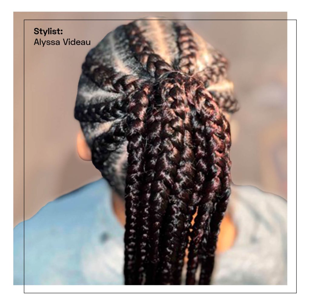 Distinctive haircut ideas for braids hairstyles for natural hair with attachment