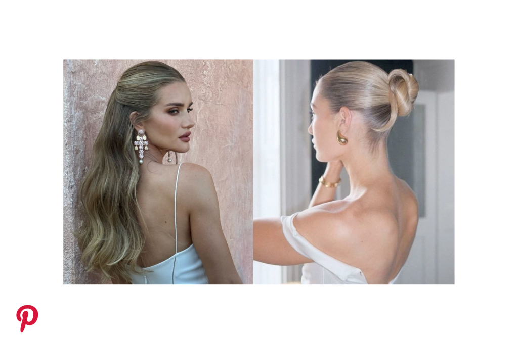 Functional long hairstyles for wedding guest inspiration