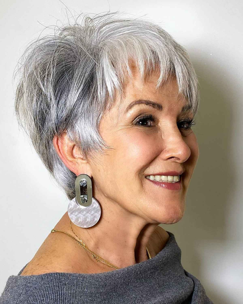 Trending quick short hairstyles over 60