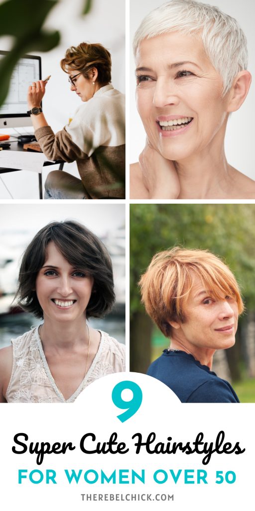 Popular short hairstyles over 50 women step by step