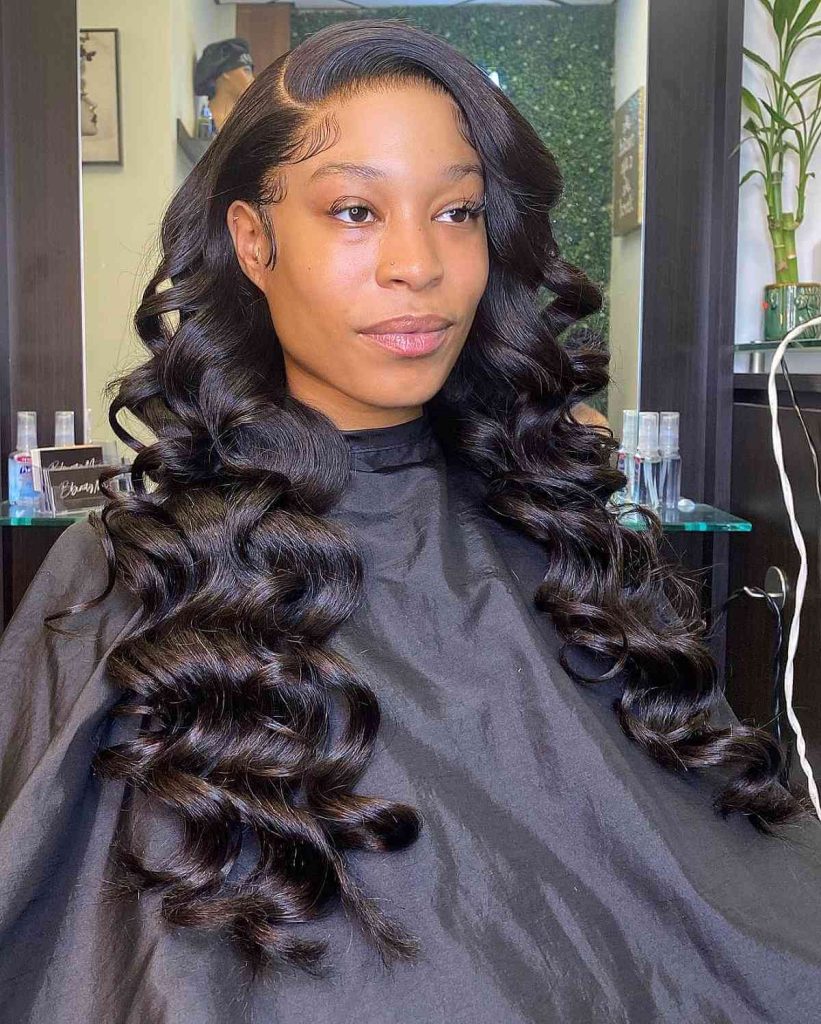 Chic cornrows for round face