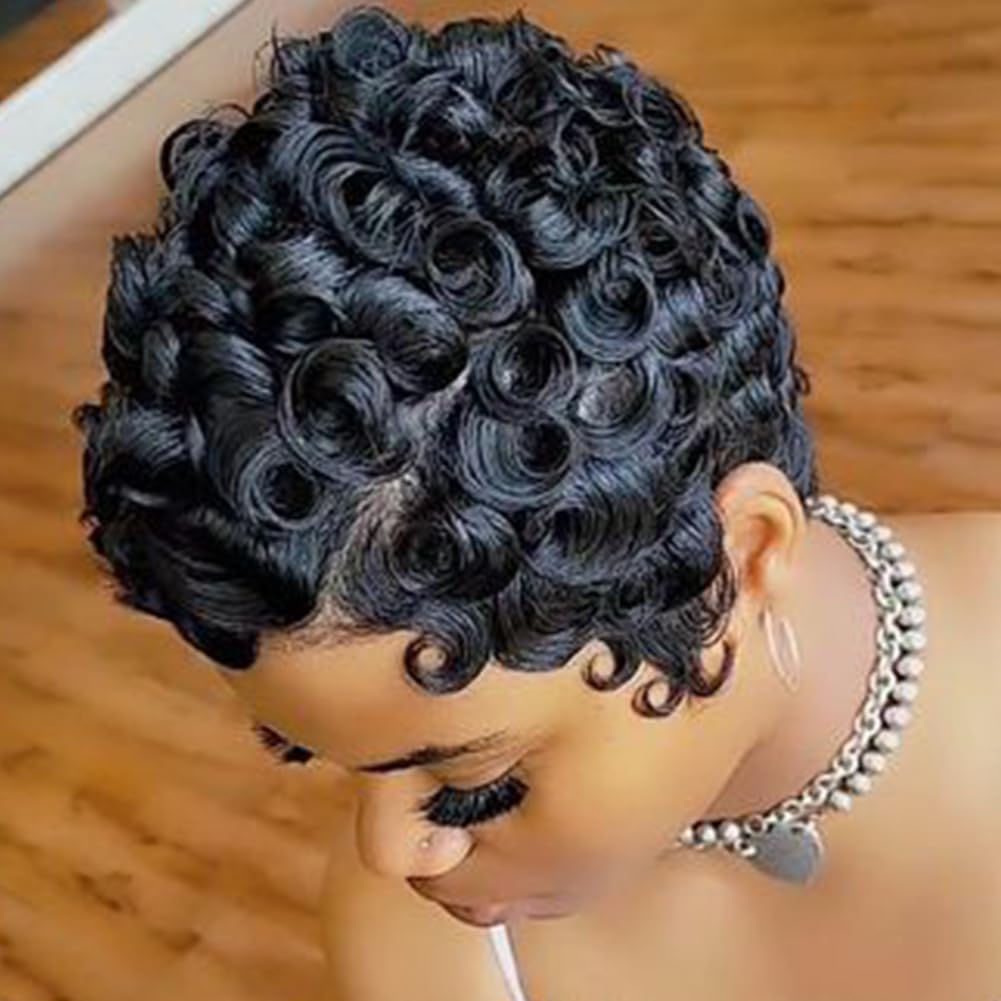 Creative short hairstyles for black women over 50 with thin hair