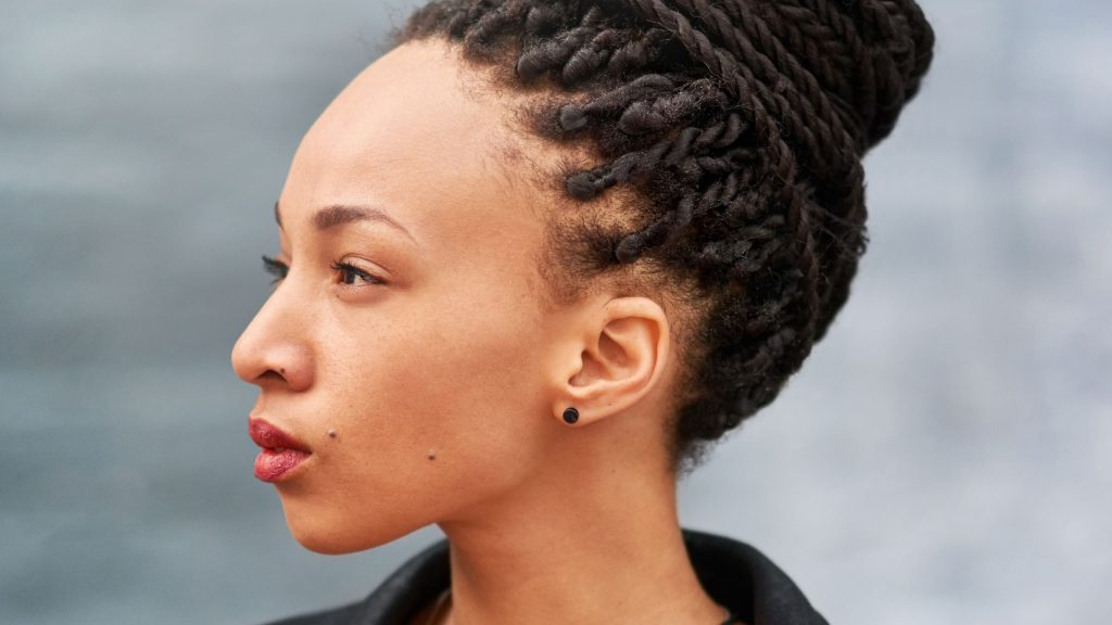 Layered cute black hairstyles for natural hair