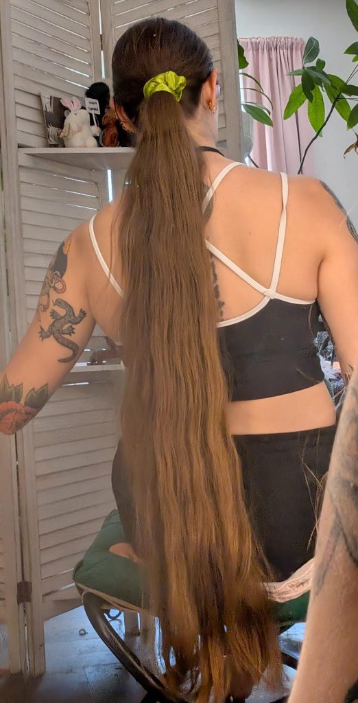 Loving long hairstyles for work for round face