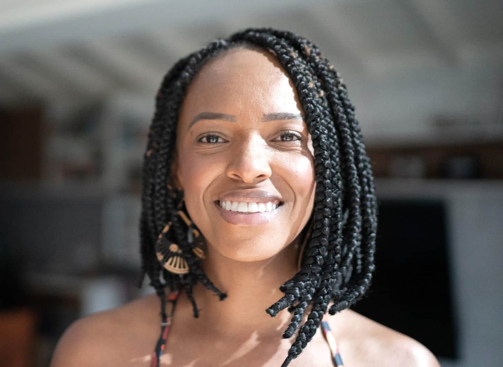 Viral simple box braids