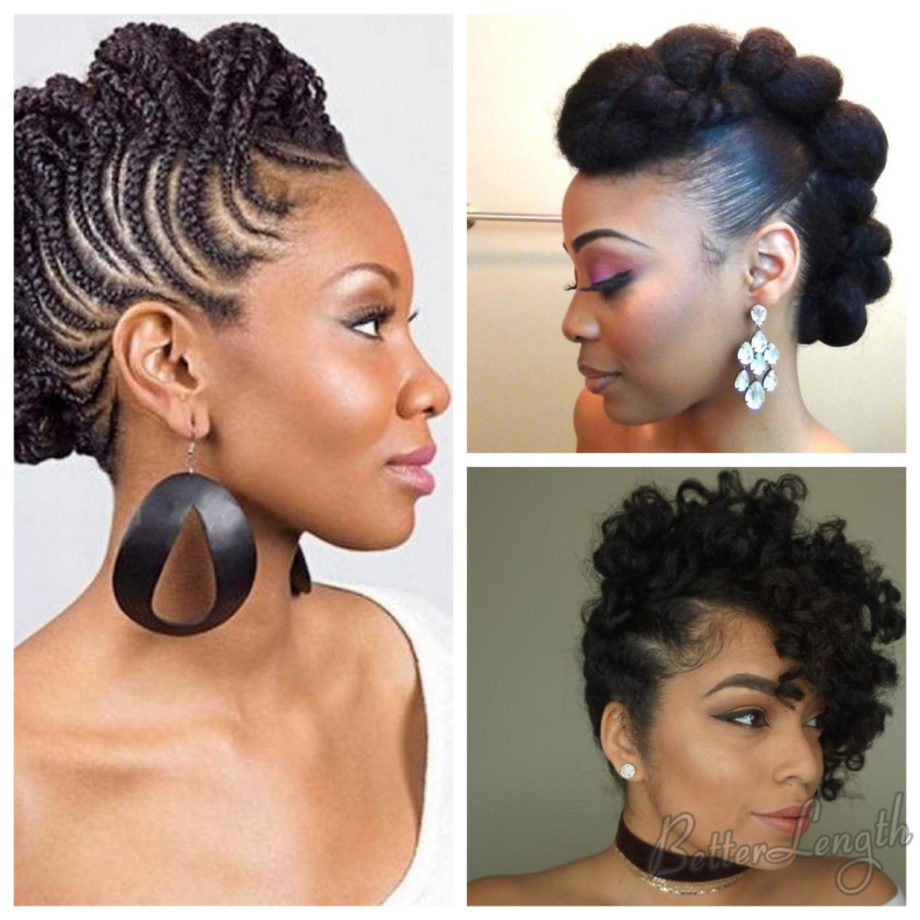 Designer black hairstyles for natural hair female with layers