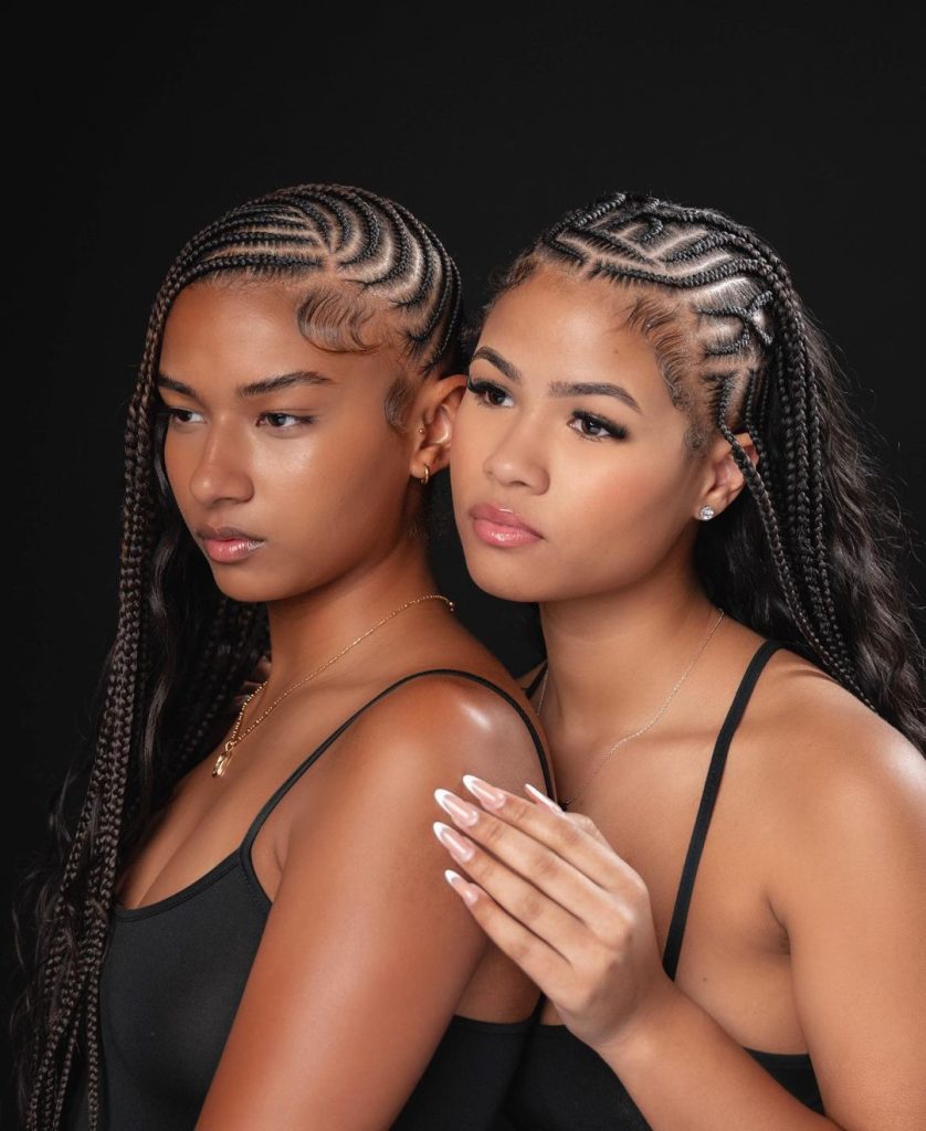 Bright modern women hairstyles with braids