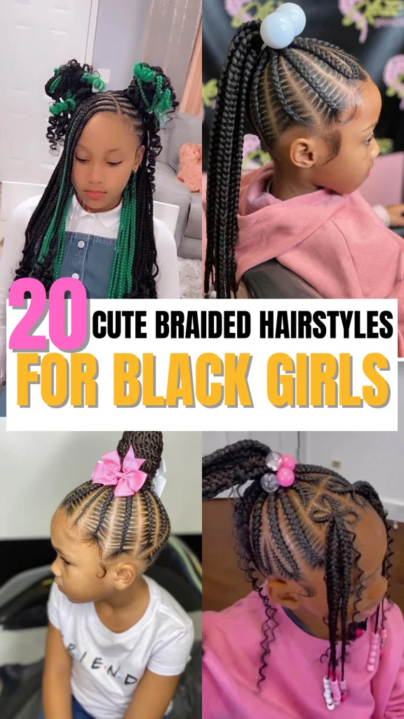 Dazzling party black hairstyles for girls