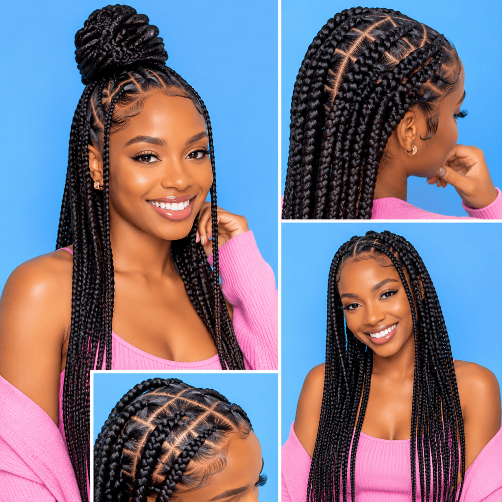 Remarkable popular hairstyles for black women with natural hair braids
