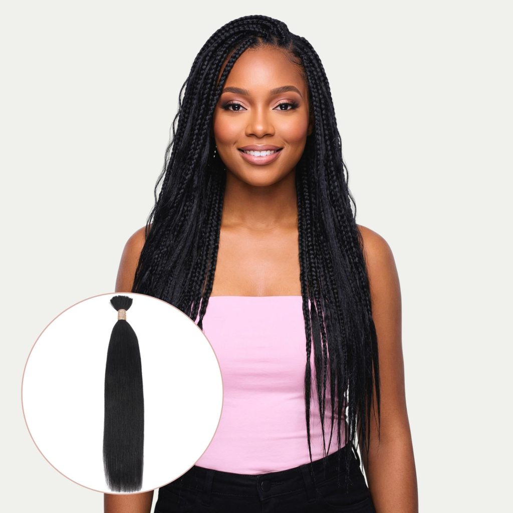 Refined trending braids for straight hair