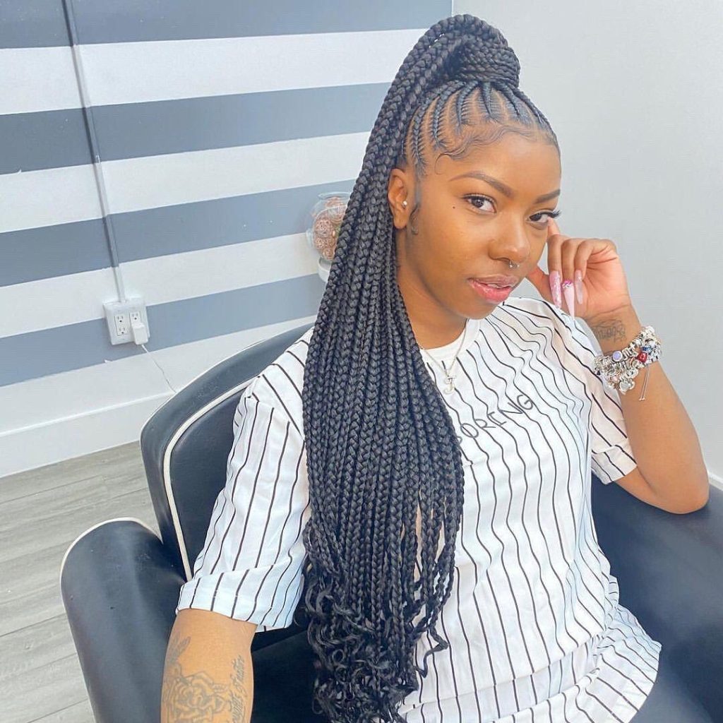 Top easy braids hairstyles for natural hair with attachment