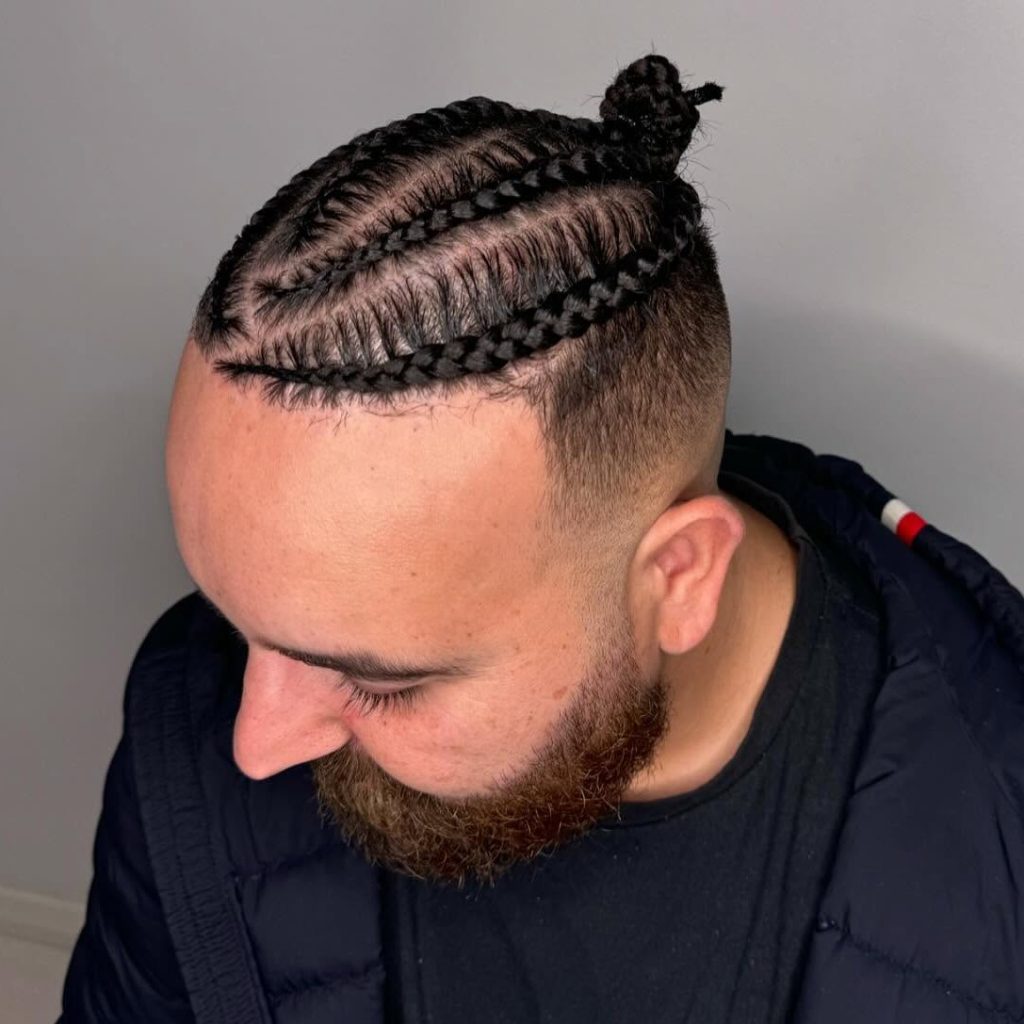 Iconic professional hairstyles men with braids