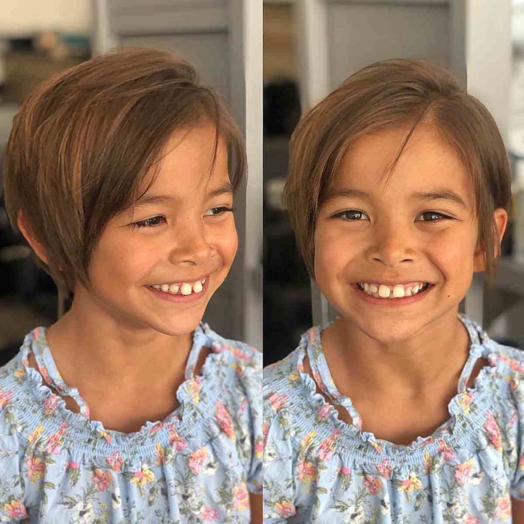 Clean short hairstyles for kids girls easy