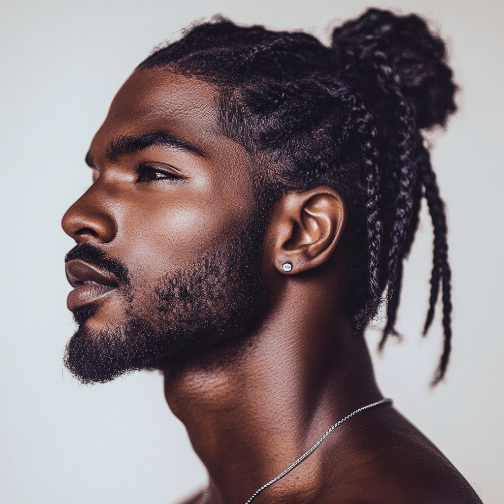 Heartfelt bantu knots for braids hairstyles for curly hair men