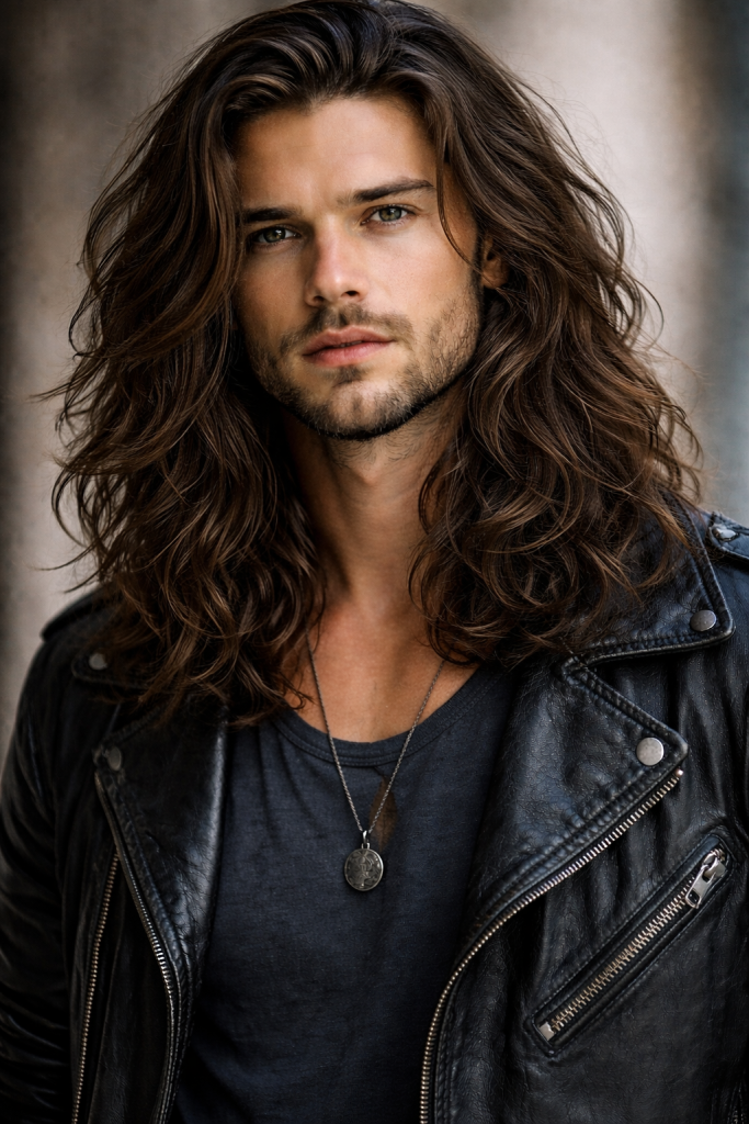 Remarkable long hairstyles for men with bangs