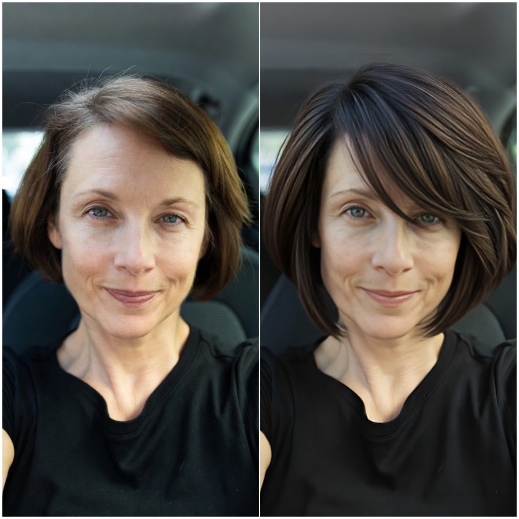 Lovely short hairstyles for thin hair over 50 with bangs