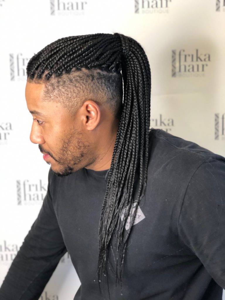 Unique protective hair braids for men