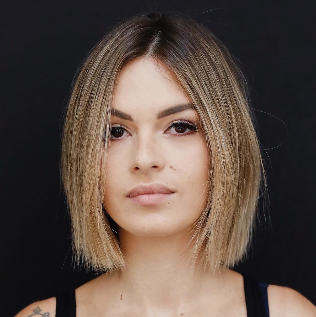 Polished short hairstyles for round face women tutorial