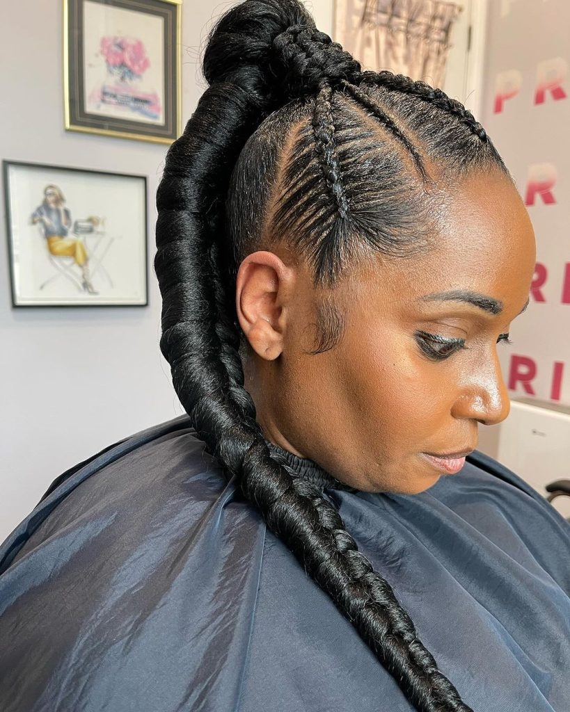 Glamorous black hairstyles ideas braids tutorial