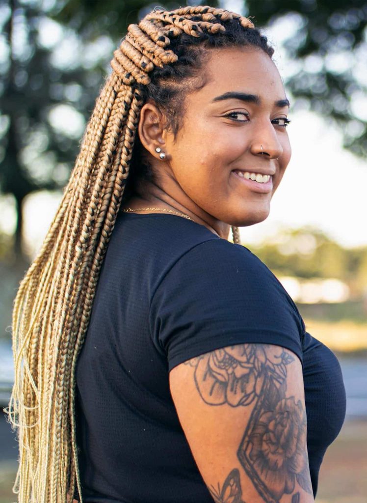 Creative women hairstyles with braids looks