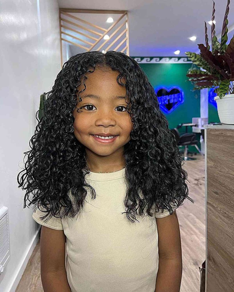 Refined black hairstyles for kids girls for thin hair
