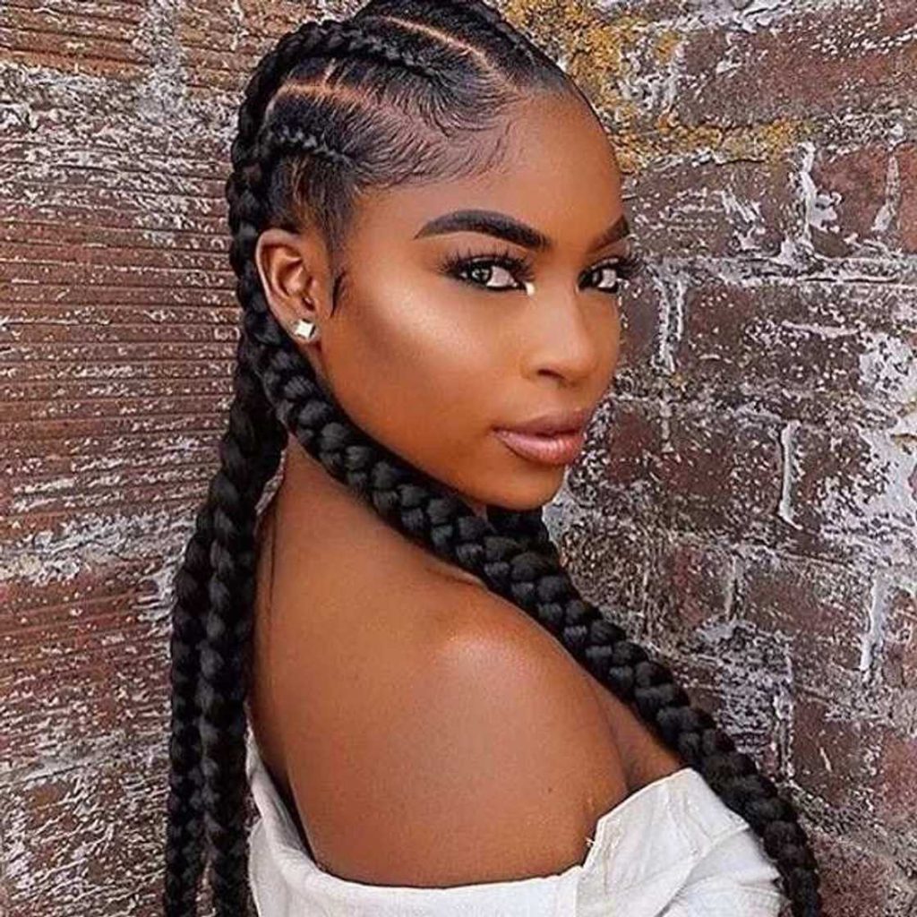 Radiant instagram hairstyles braids for round faces