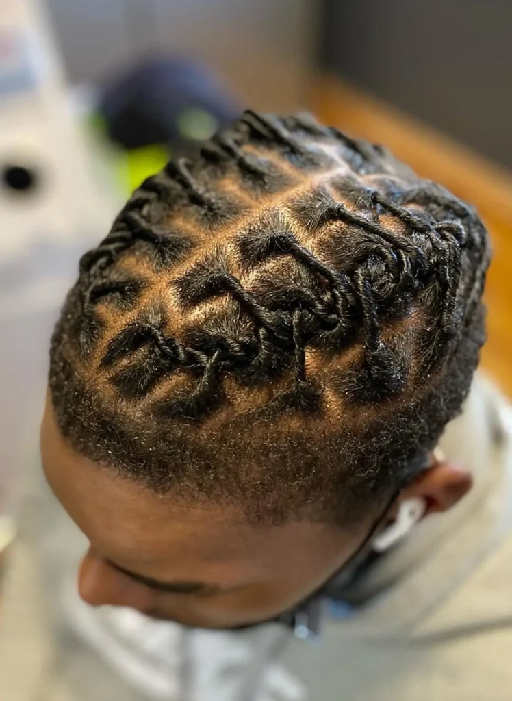 Trending simple cornrows