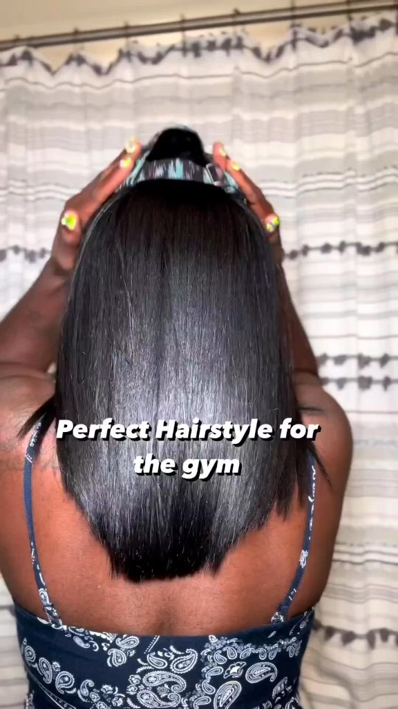 Smart black girl hairstyles for working out