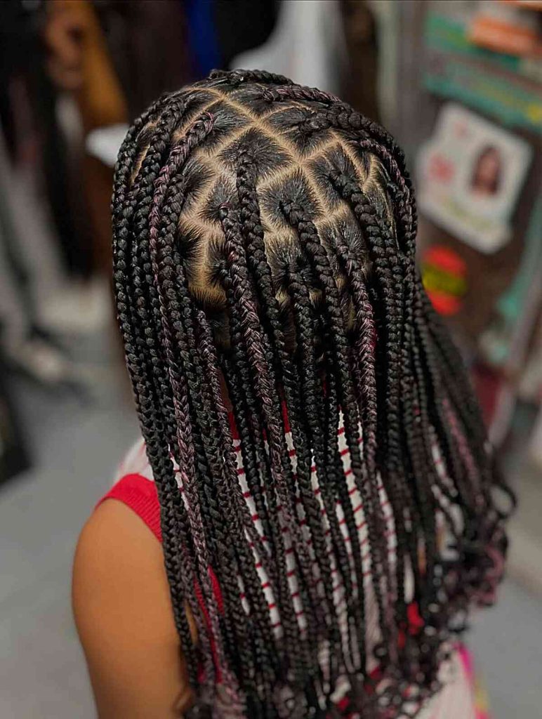 Timeless black hairstyles for kids braids looks