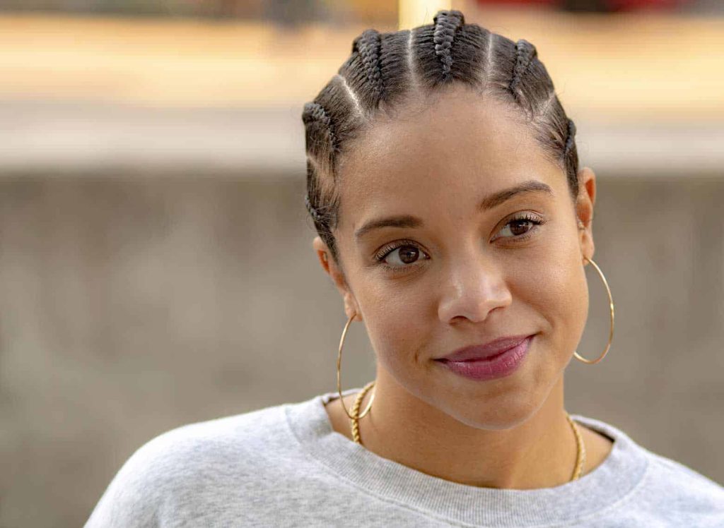 Soft braids hairstyles ideas black girl for wedding