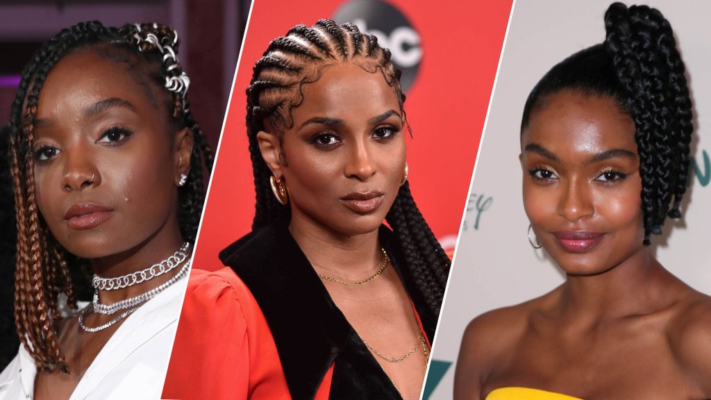 Playful fade haircut for hairstyles braids for black women