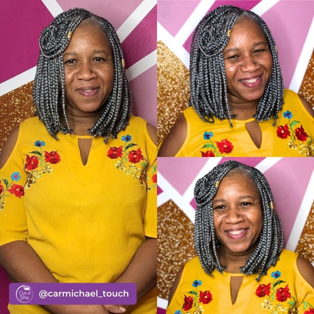 Modern black hairstyles for thin hair over 50