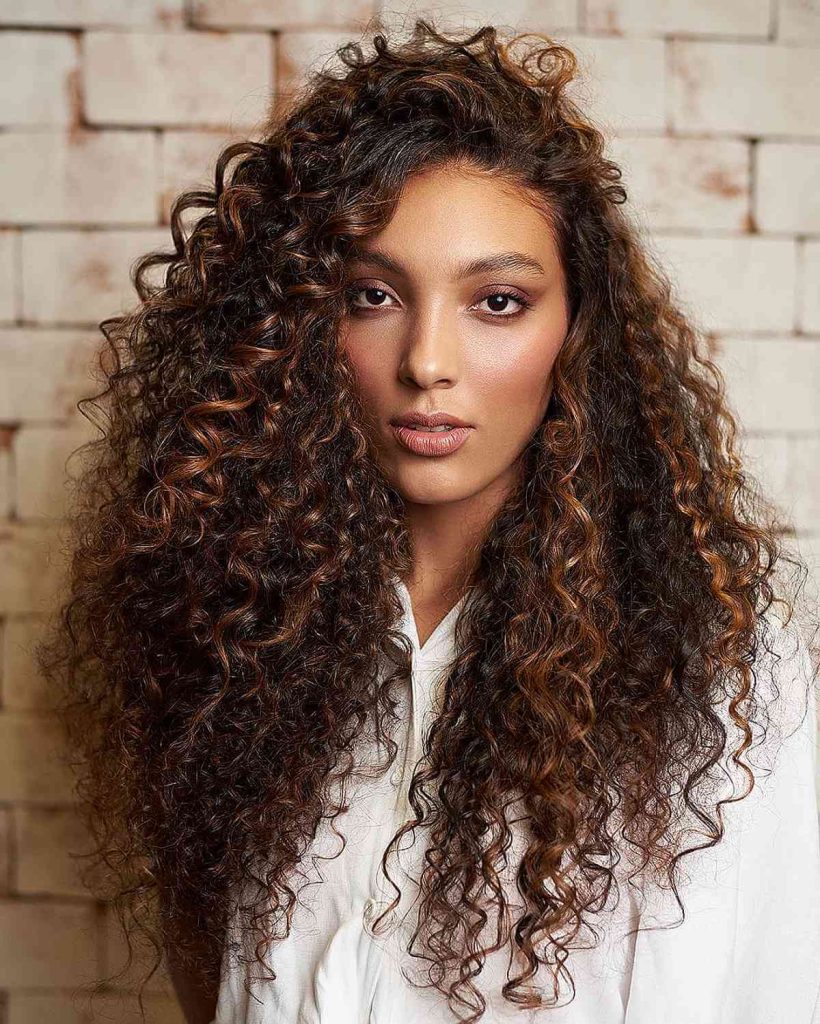Incredible natural long layered hair
