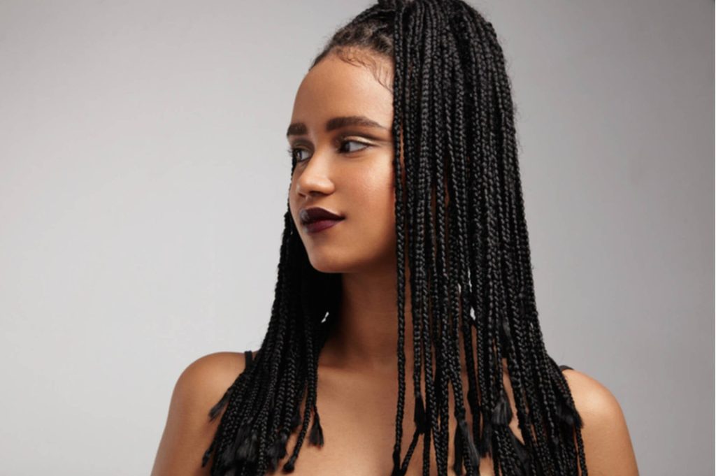Buzzing black hairstyles for working out with bangs